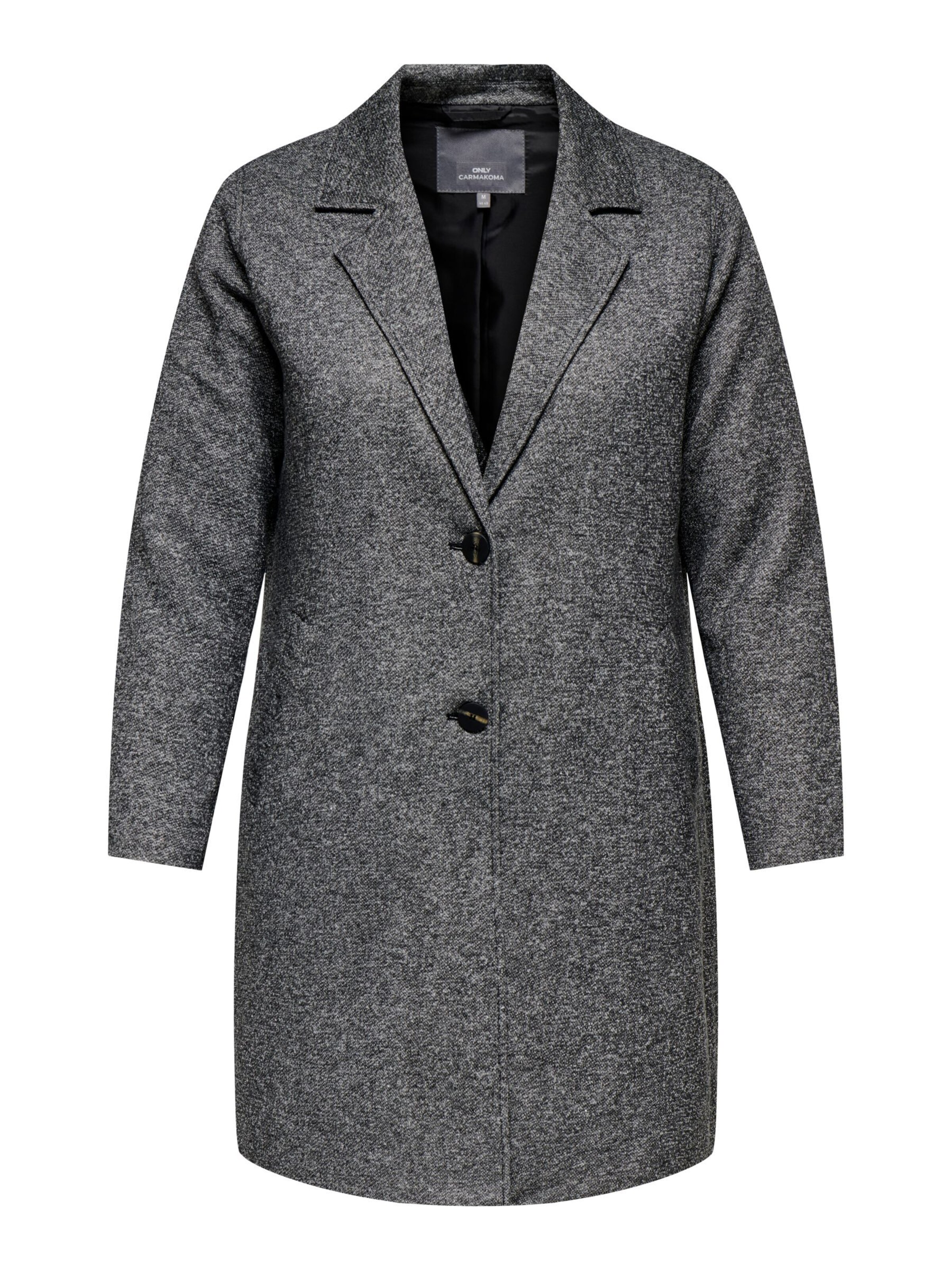 ONLY Carmakoma - Abrigo de entretiempo 'CARSEDONA' en gris: frente
