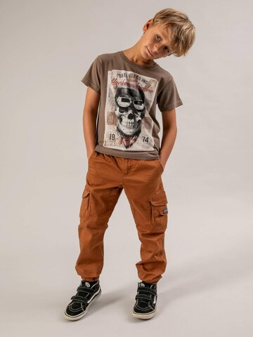 Effilé Pantalon 'Garden' Deeluxe en marron