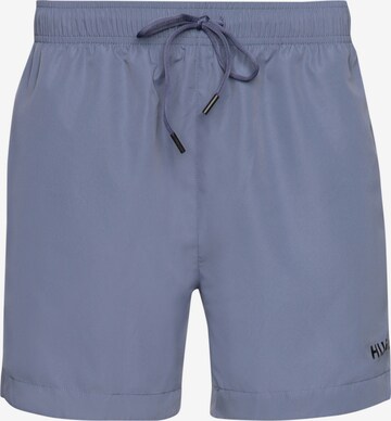 HUGO Swim Trunks ' Flex ' in Blue: front