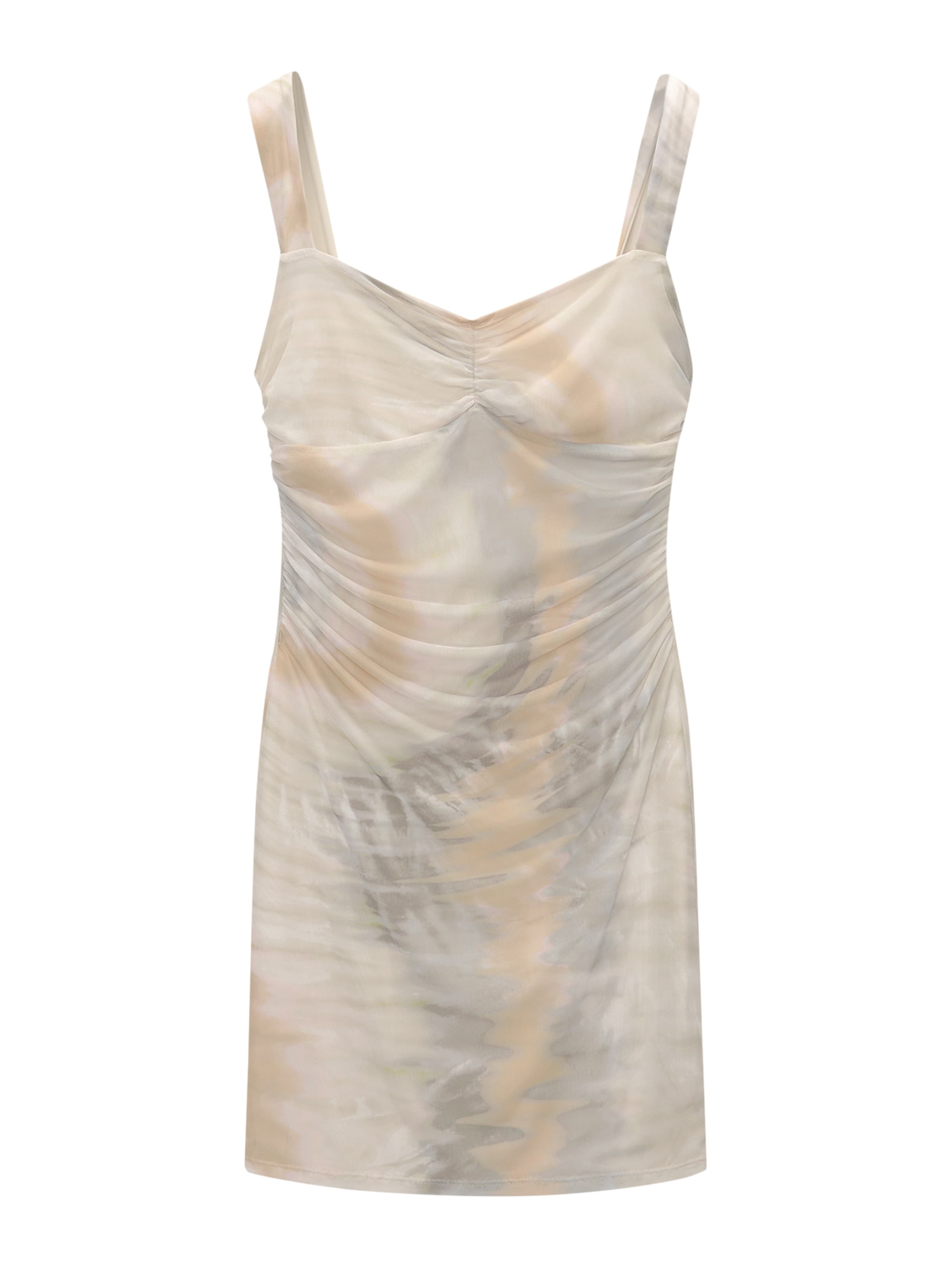 Rochie de vară de la Pull&Bear pe bej: față