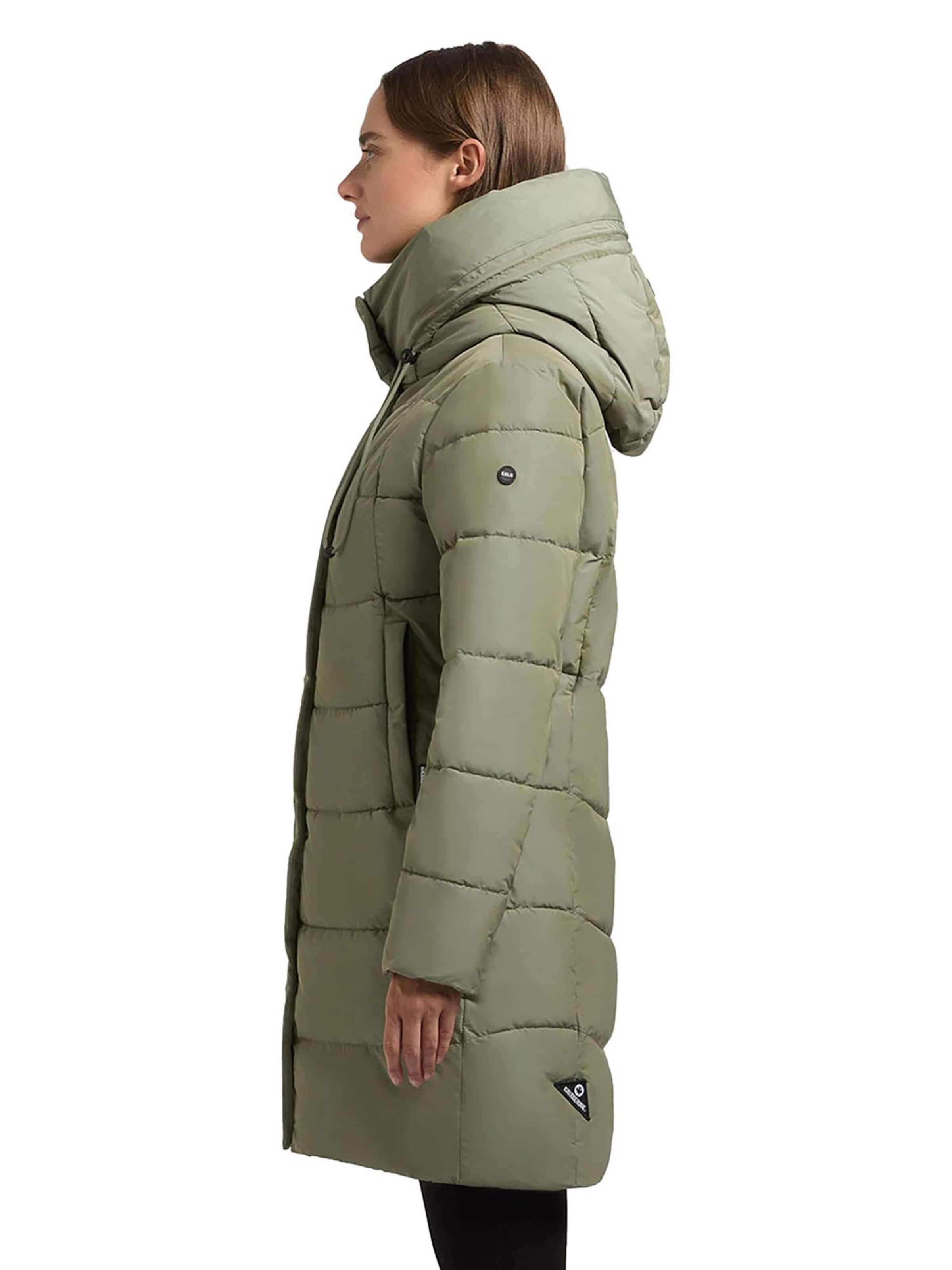 khujo Winter Jacket 'Heather' in Green