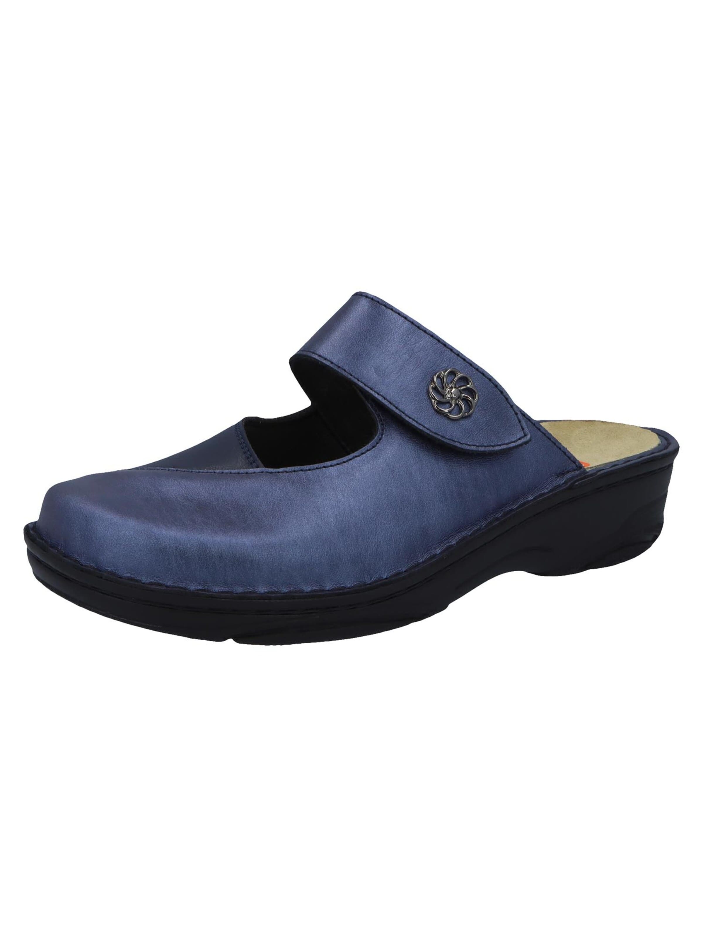 BERKEMANN Clogs 'Heliane' in Blue: front