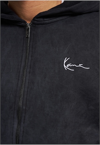 Karl Kani Fleecejacke 'Chest Signature' in Schwarz