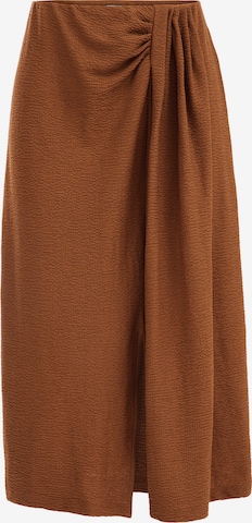 WE Fashion Skirt in Brown: front