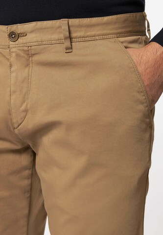 ROY ROBSON Slimfit Chinohose 'Scott' in Braun