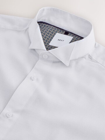 Coupe slim Chemise Next en blanc