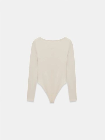 Body a camicia di Dilvin in beige