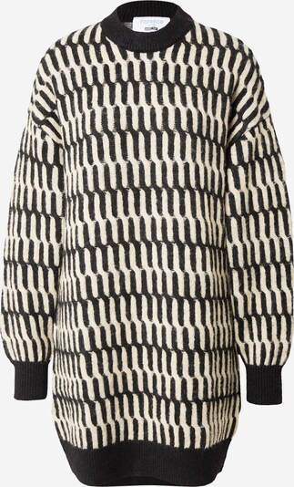 florence by mills exclusive for ABOUT YOU Knit dress 'Windy Drive' in Black / White, Item view