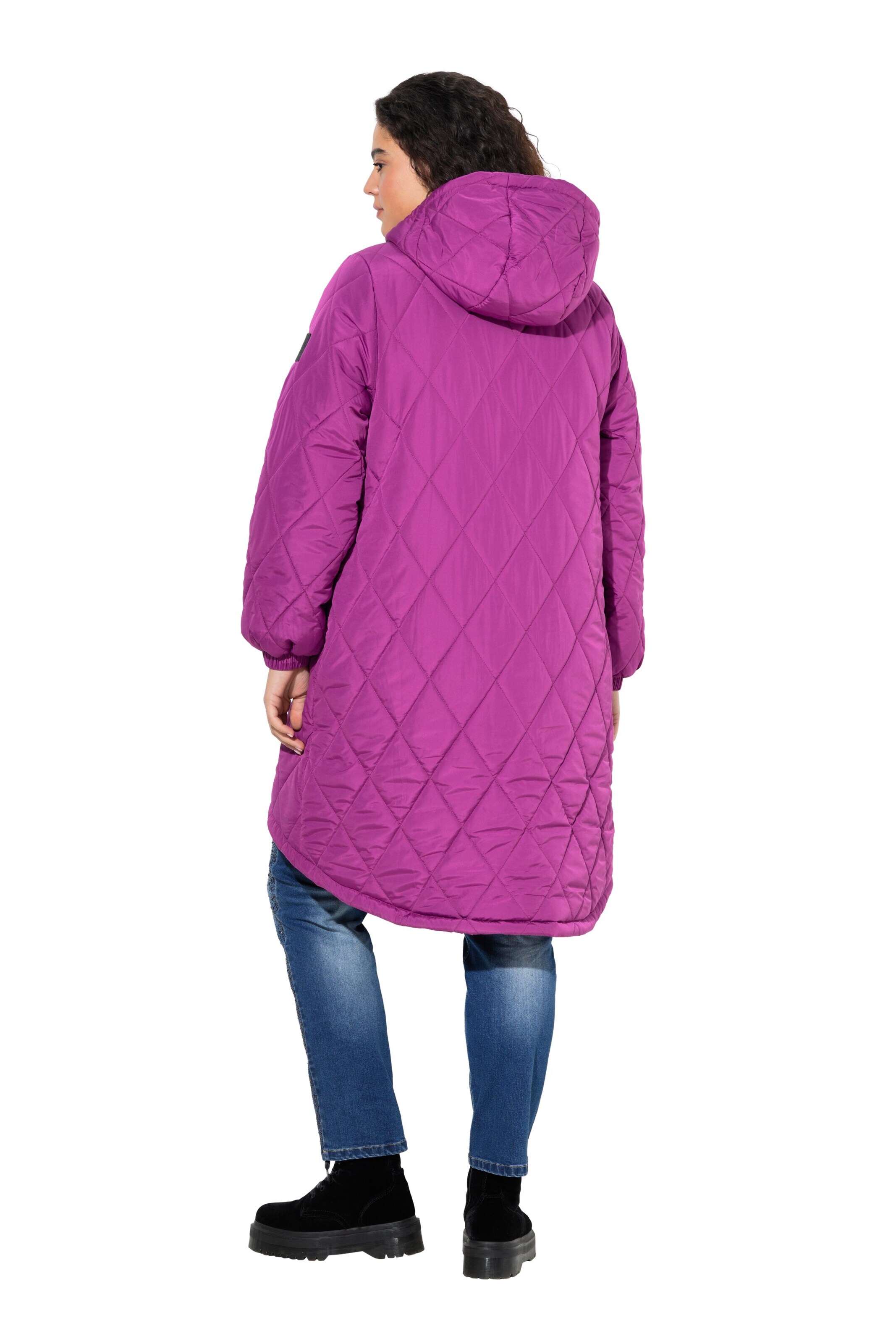 Ulla Popken Winter Coat in Purple
