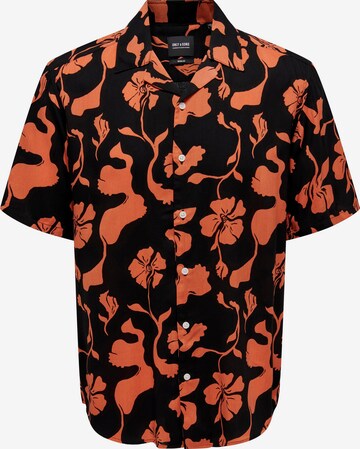 Only & Sons Regular fit Overhemd 'Dash' in Oranje: voorkant