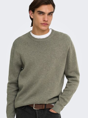 Only & Sons Pullover in Grau: Vorderseite