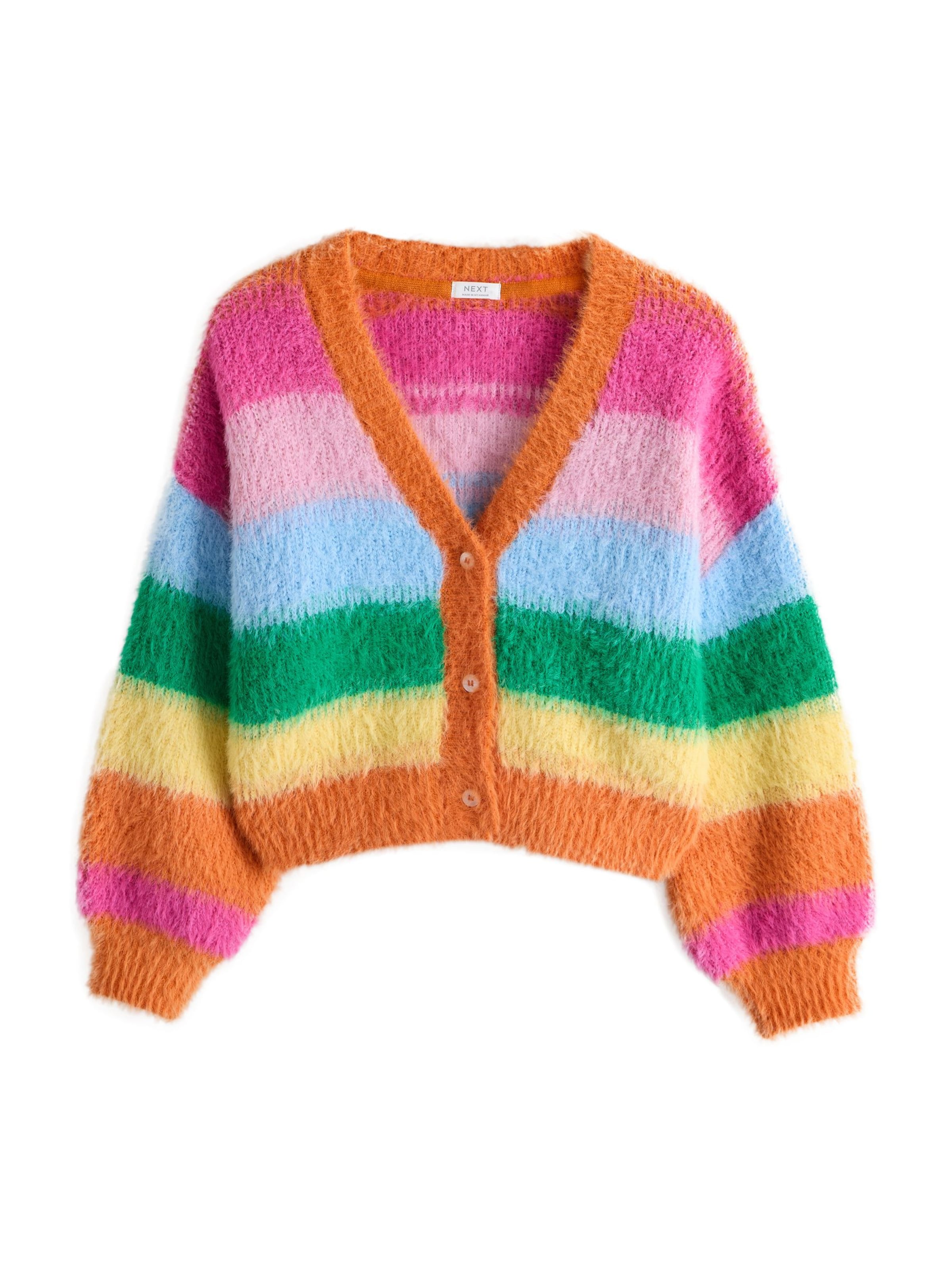 Next Strickjacke in Mischfarben: Vorderseite