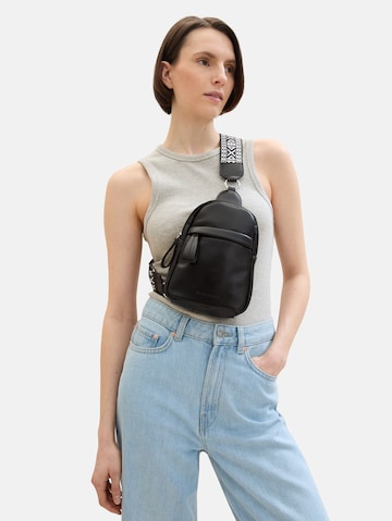 TOM TAILOR Backpack 'Palina' in Black