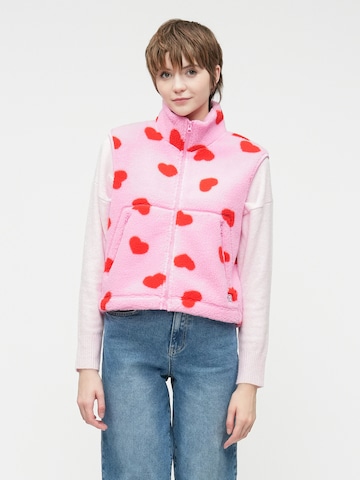 Noisy may - Colete 'NMMASEY' em rosa: frente