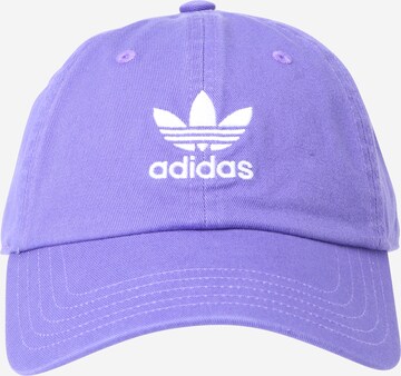 ADIDAS ORIGINALS Cap 'Adicolor Classics Trefoil Stonewashed' in Purple