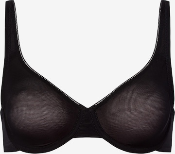 Hanro T-Shirt BH in Schwarz: Vorderseite