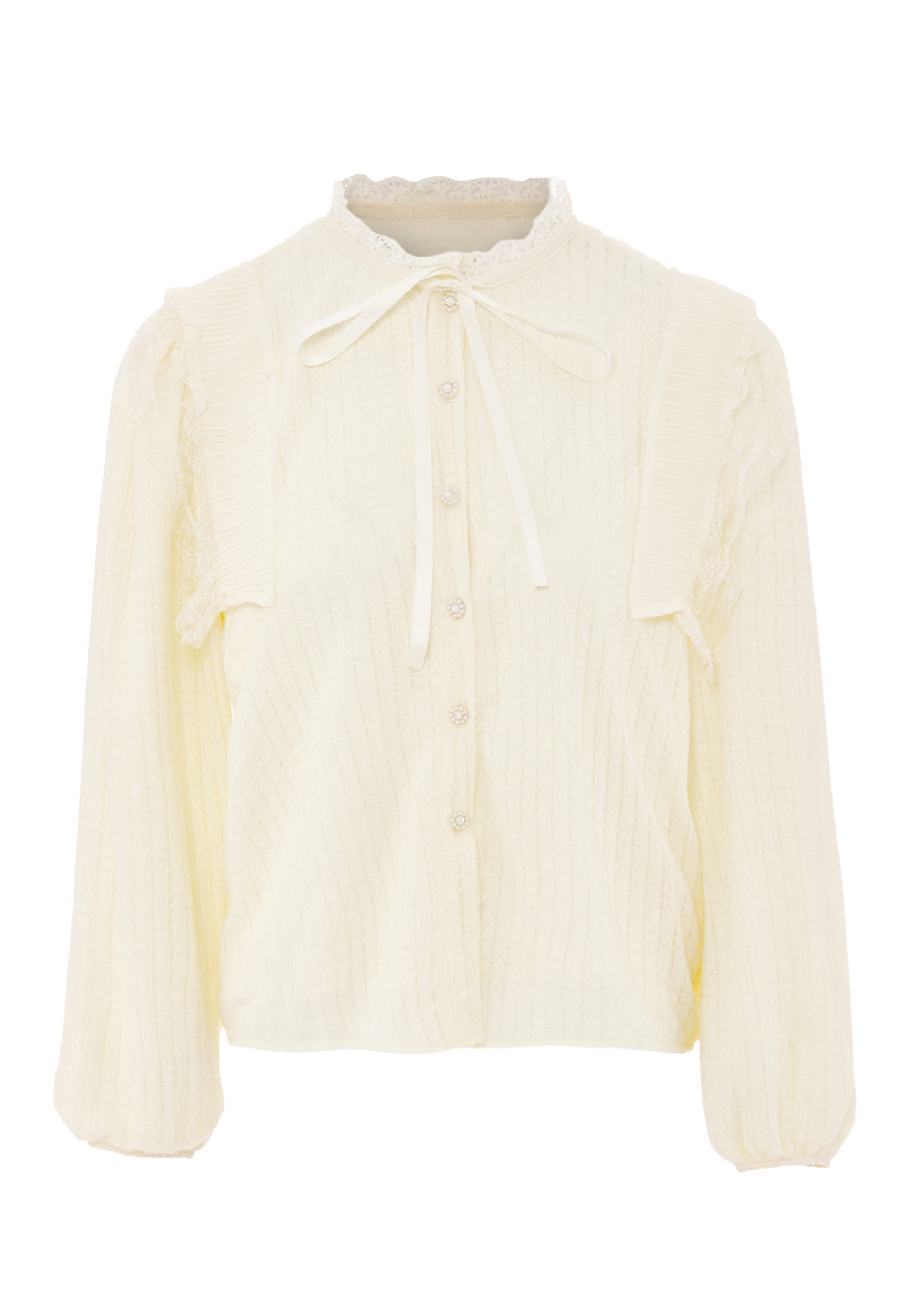 nascita Блузка в Белый: спереди