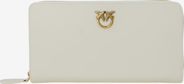PINKO - Cartera 'RYDER ZIP AROUND VITELLO SETA 100250 A0F1' en beige: frente