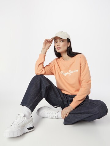 Pepe Jeans Sweatshirt 'Nanettes' in Orange