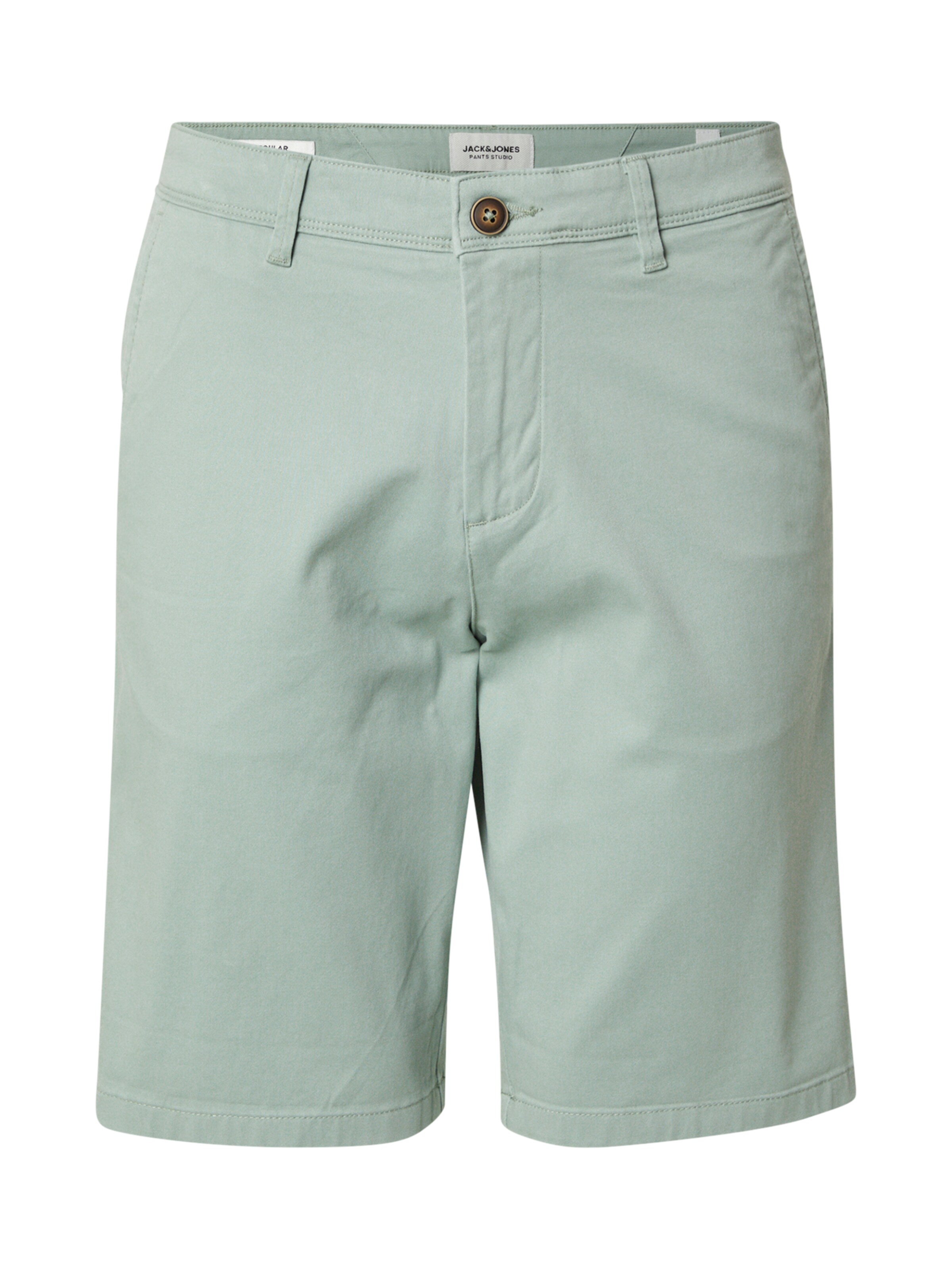 JACK & JONES Regular Панталон Chino 'JJIBOWIE' в зелено: отпред