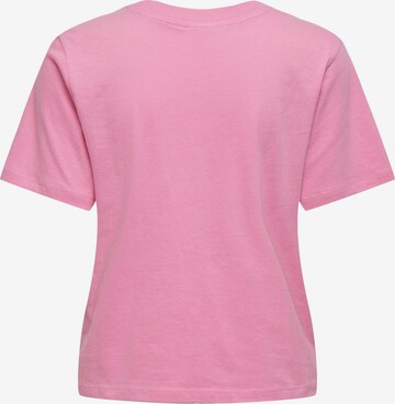 JDY T-Shirt 'TOKOY FELISA' in Pink