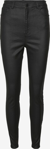 Skinny Pantalon 'Sandra' VERO MODA en noir : devant