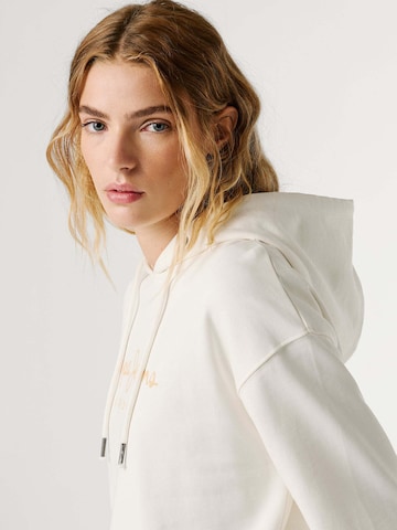 Sweat-shirt 'MATY' Pepe Jeans en blanc