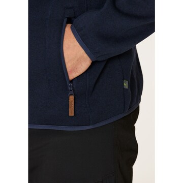 Gipfelglück Athletic Fleece Jacket 'Heinz' in Blue