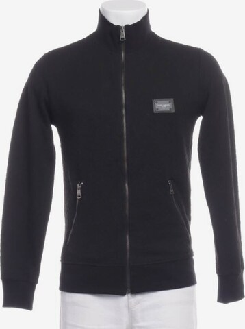 DOLCE & GABBANA Sweatshirt & Zip-Up Hoodie in S in Black: front