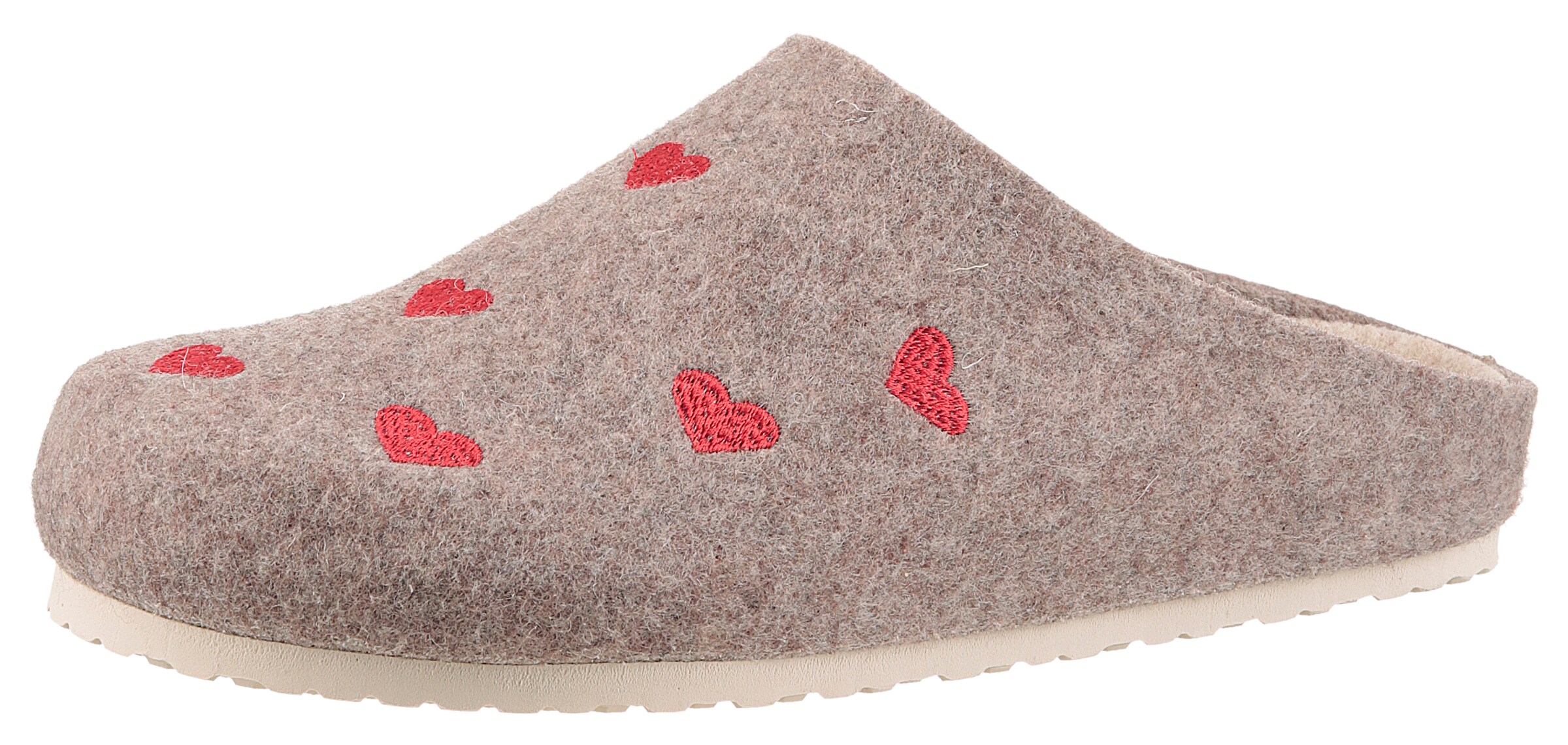 Bio Life Slippers in Beige: front