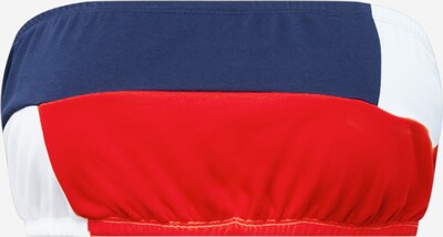 Tommy Jeans Curve Top in Blue / Pastel blue / Red / White, Item view