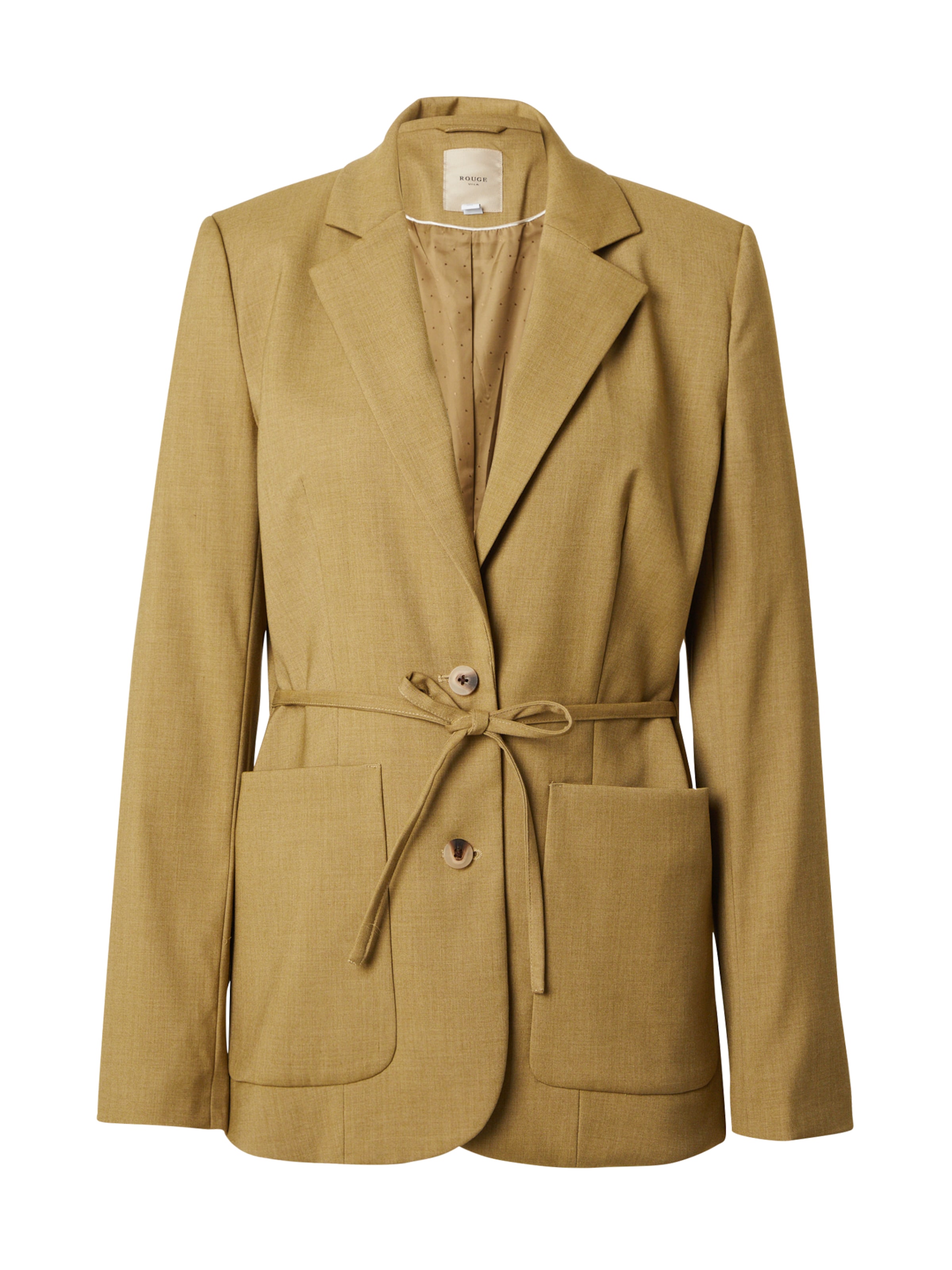 VILA ROUGE EDIT Bleiser 'SARINA', värv roheline: eest vaates