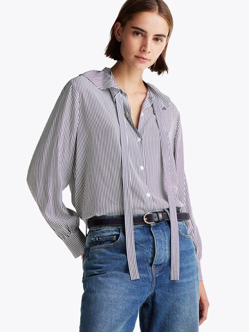 TOMMY HILFIGER Bluse in Schwarz: Vorderseite