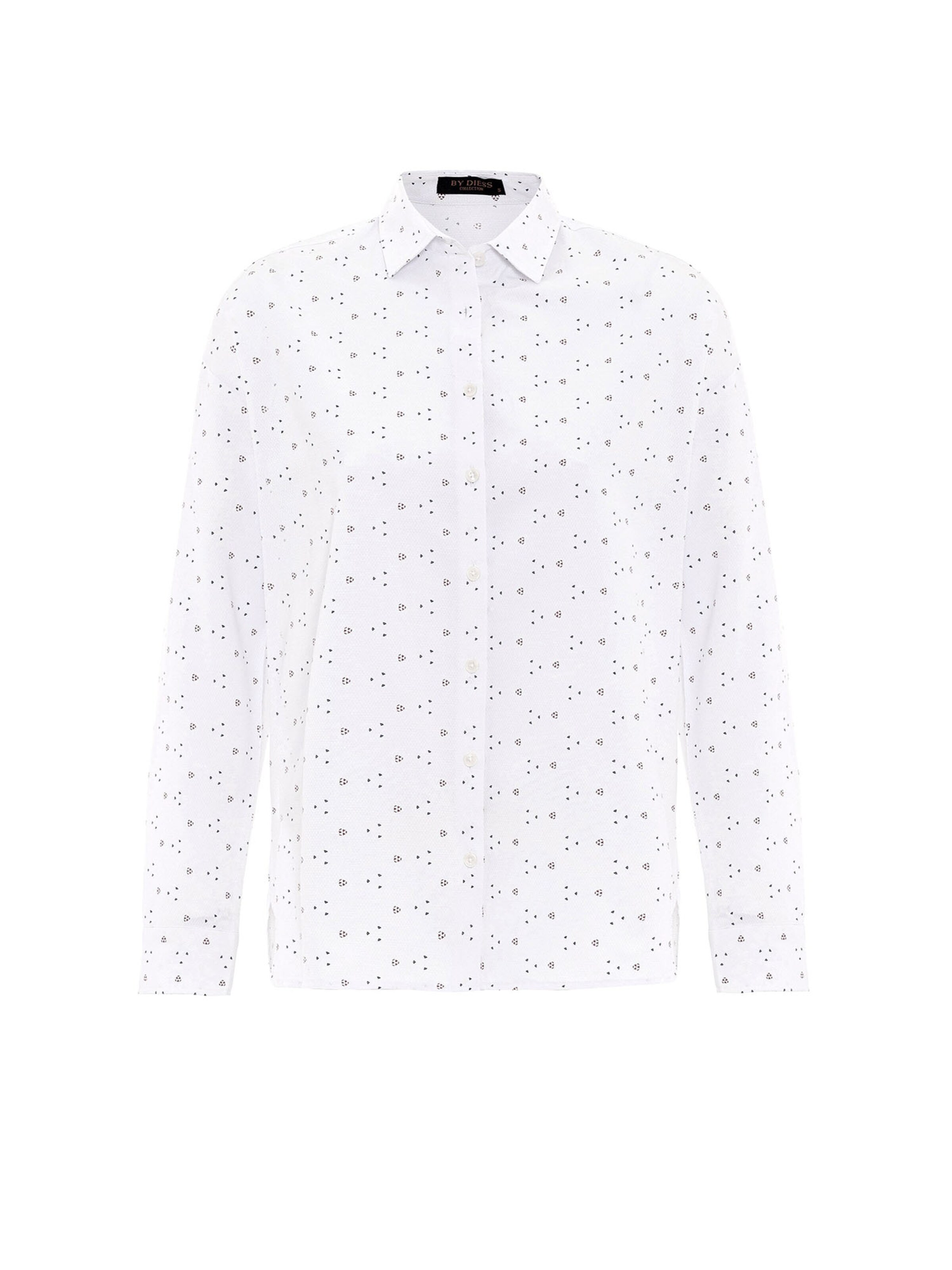 By Diess Collection Blouse in White: front