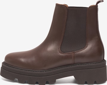WODEN Chelsea Boots 'Sanna' i brun: forside