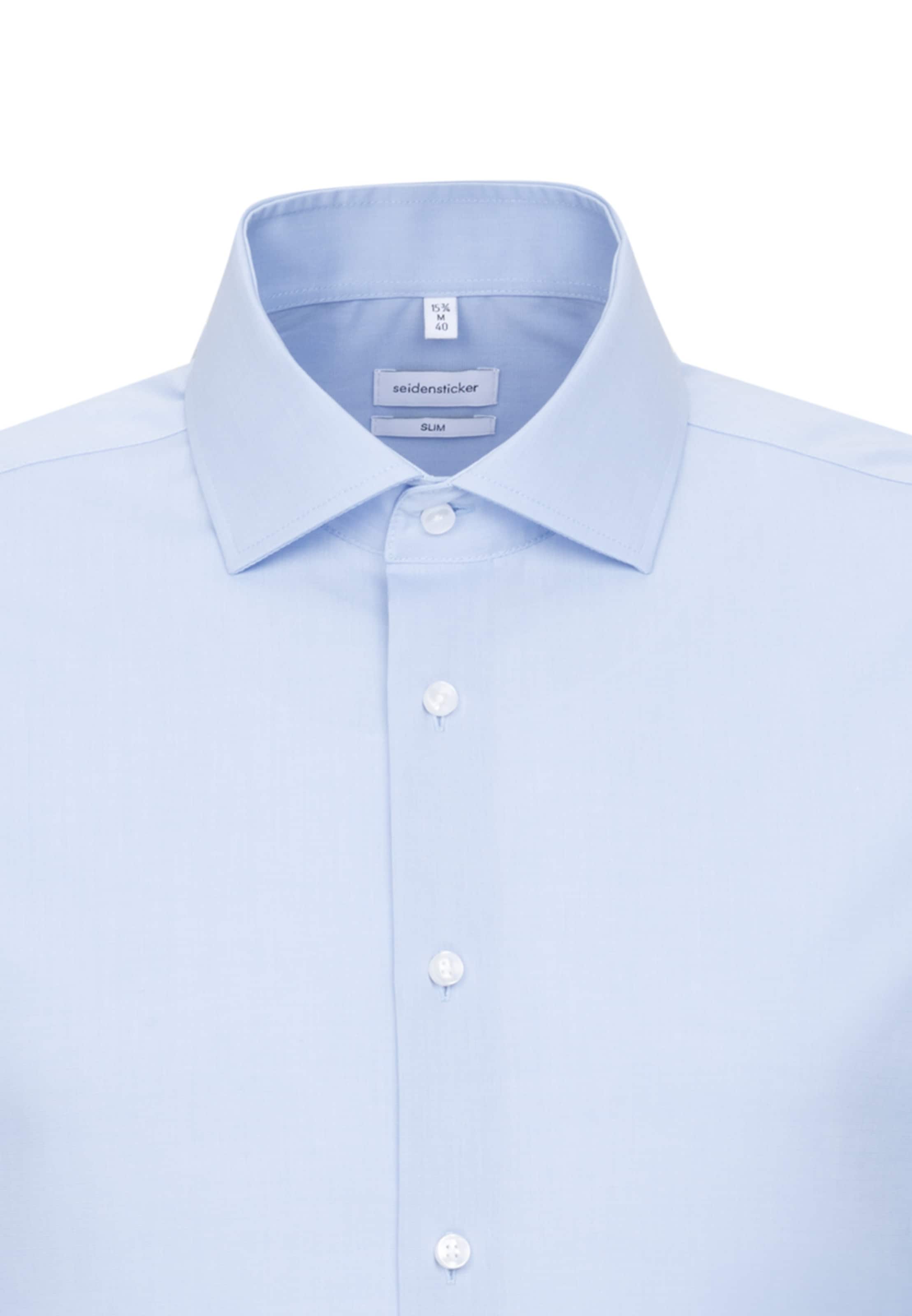 Coupe slim Chemise business ' Slim ' SEIDENSTICKER en bleu