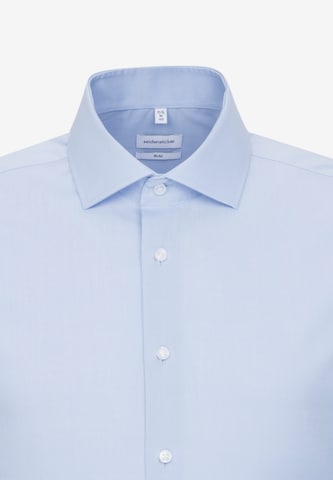 SEIDENSTICKER Slim fit Business Shirt ' Slim ' in Blue