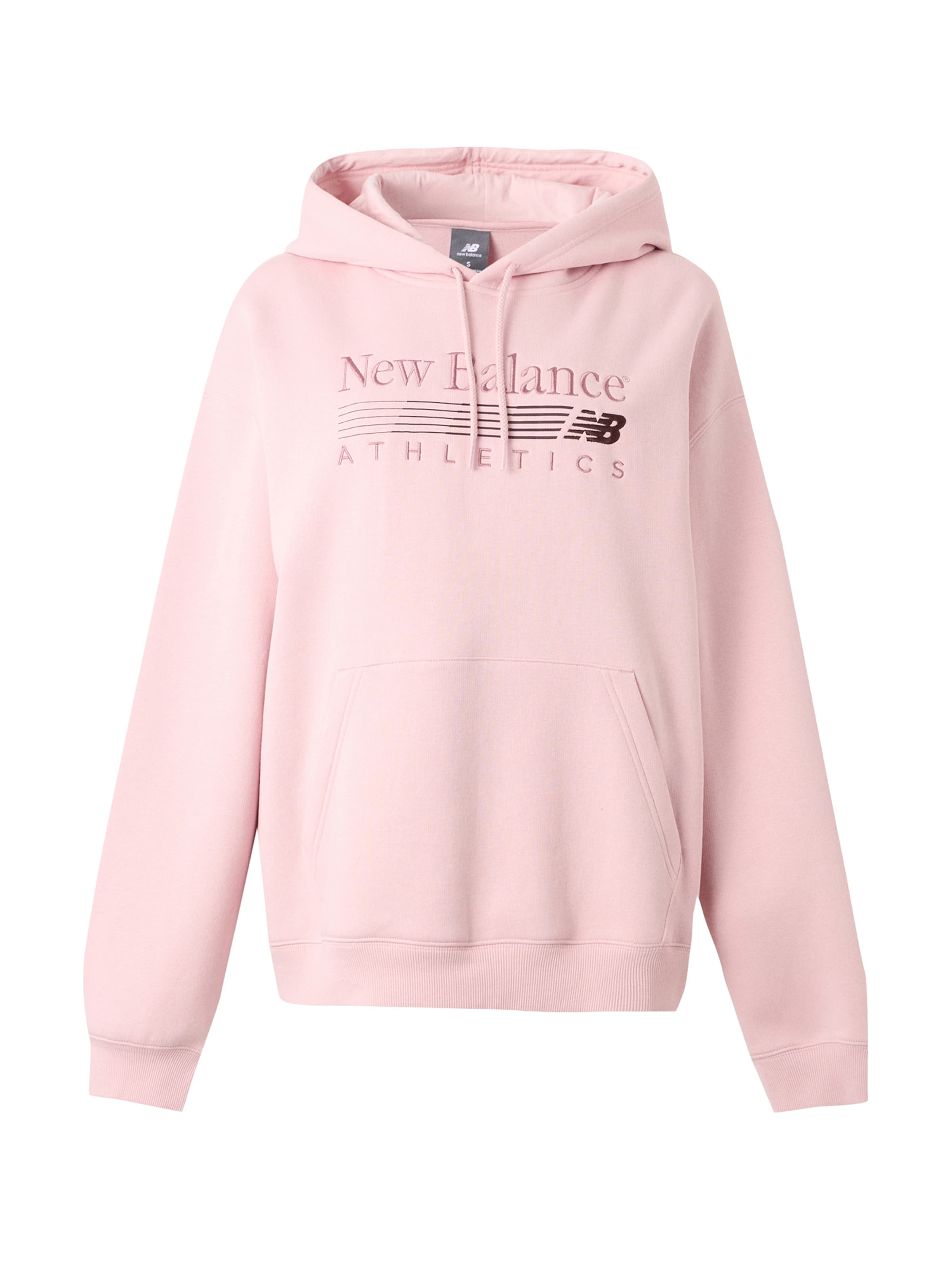 new balance Bluzka sportowa w kolorze różowy: przód