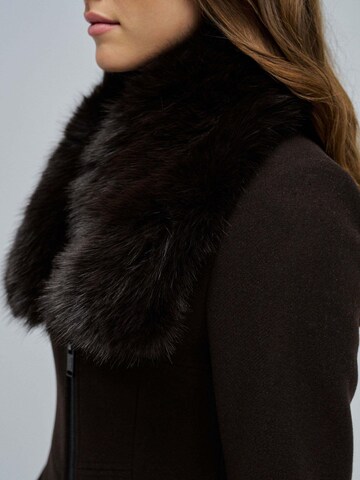 Salsa Jeans Winterjacke 'Wool Coat With Fur Collar'‌‌ in Braun