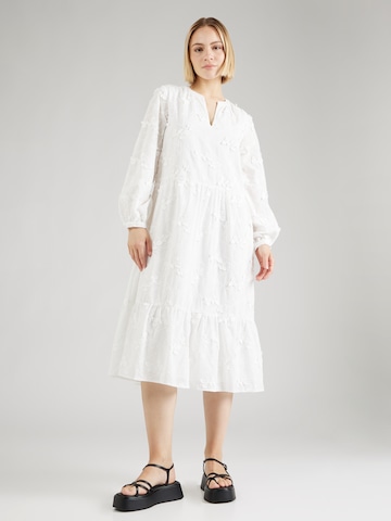 Robe TAIFUN en blanc : devant