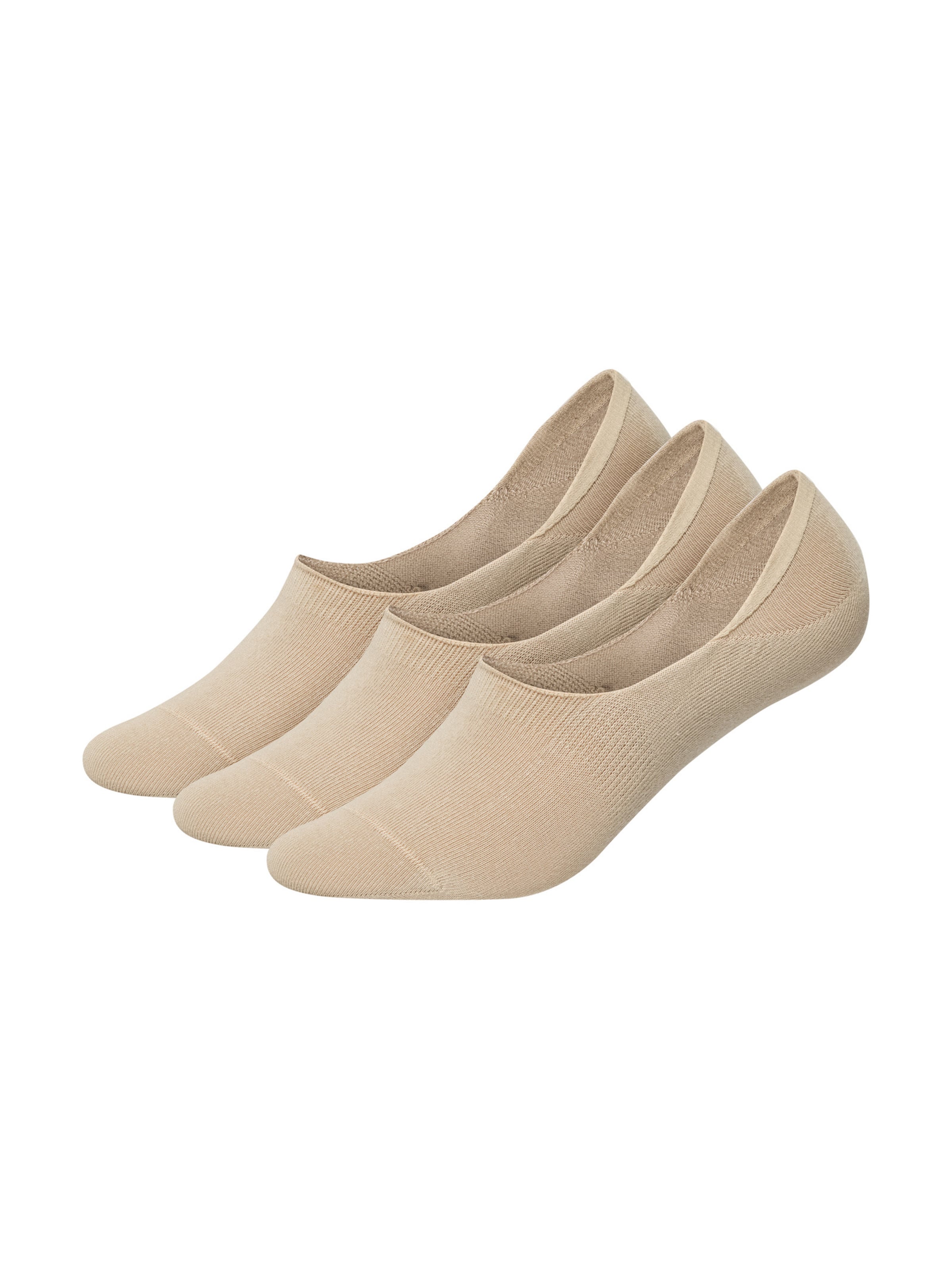 DillySocks Enkelsokken in Beige: voorkant