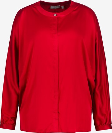 Ulla Popken Blouse in Rood: voorkant