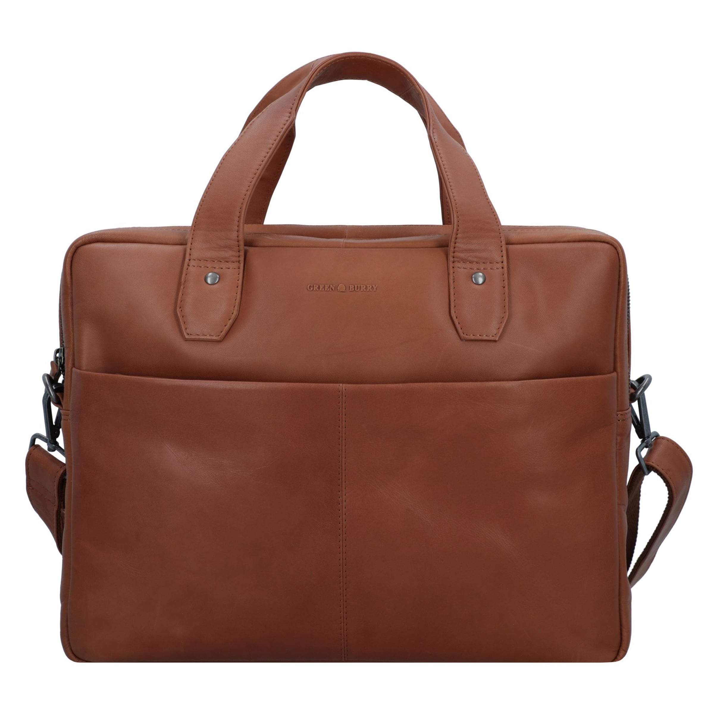 GREENBURRY Document Bag 'Fiorentina' in Brown: front