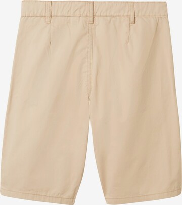 TOM TAILOR Regular Shorts in Beige