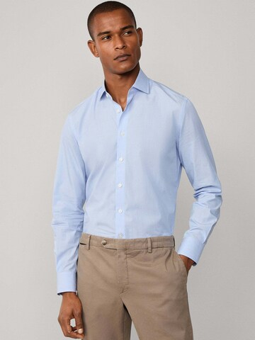 Hackett London Regular fit Button Up Shirt in Blue: front