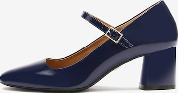 Escarpins Kazar en bleu : devant