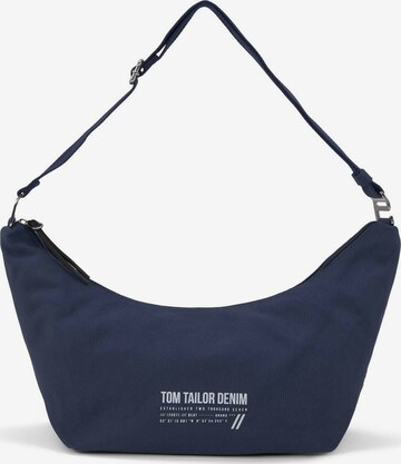 TOM TAILOR DENIM Schultertasche 'Lia' in Blau: predná strana