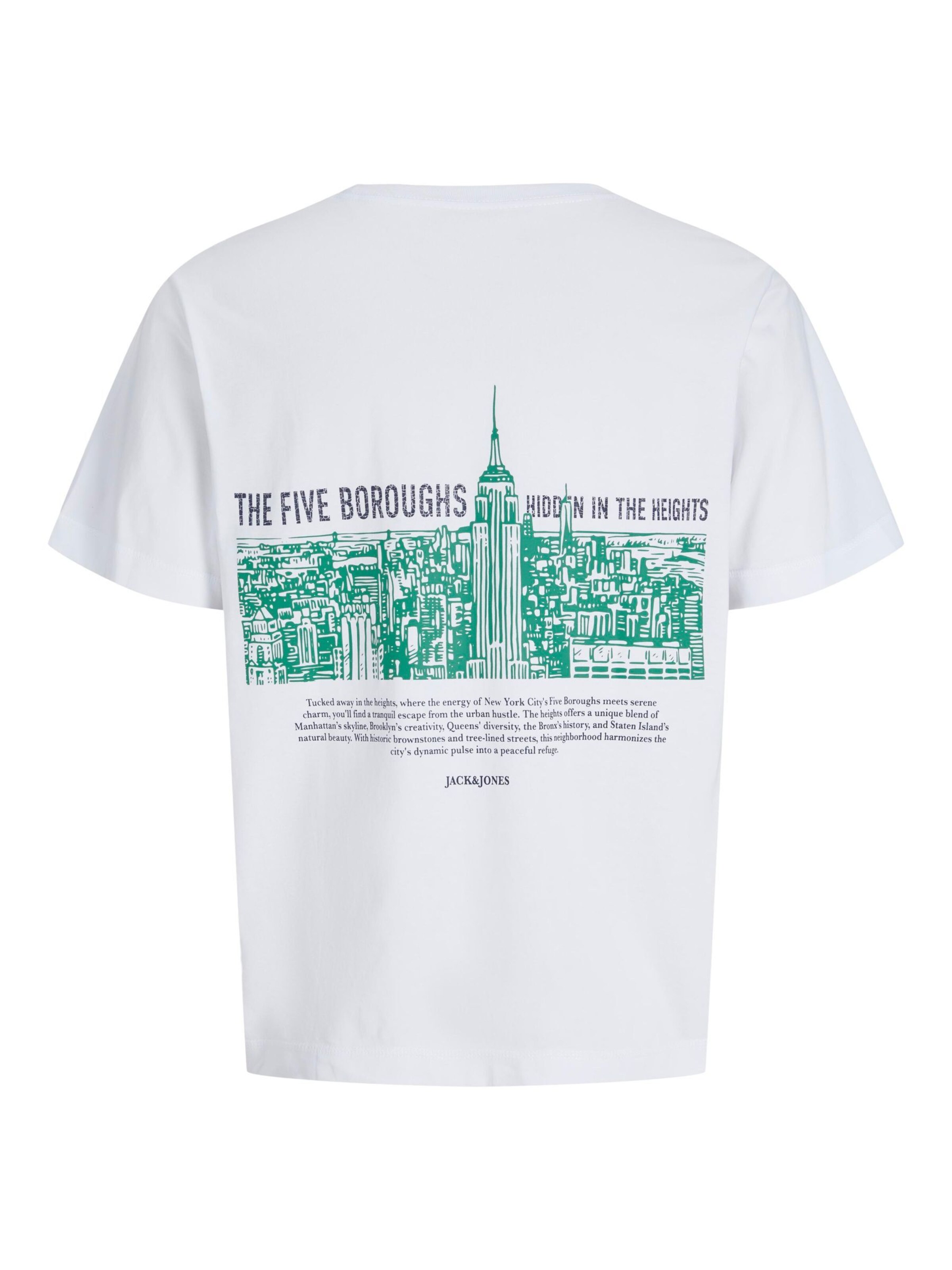 T-Shirt 'JORYork' JACK & JONES en blanc