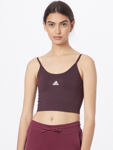 ADIDAS SPORTSWEAR Sports top 'Aero Seamless ' in Red: front