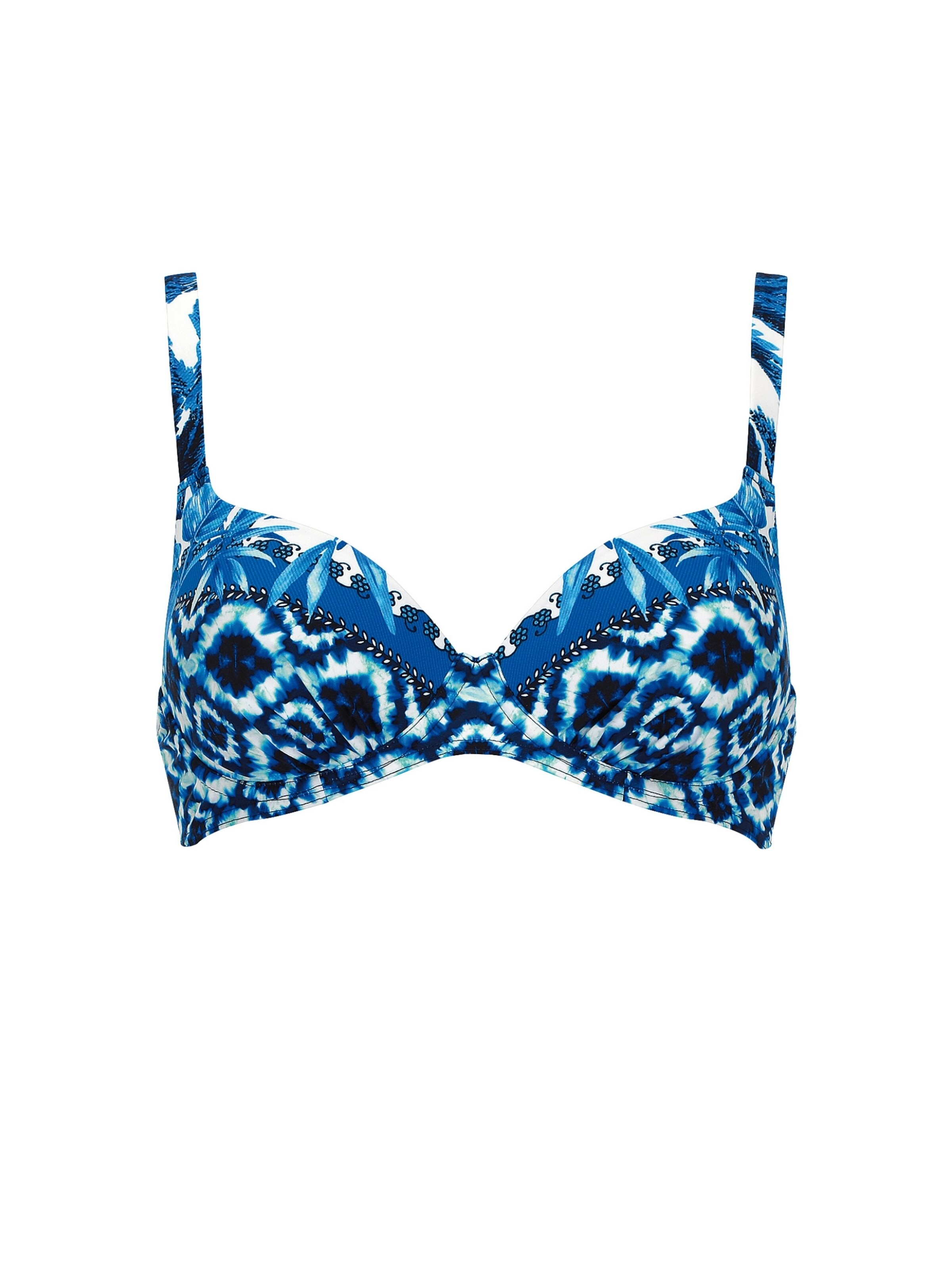 T-shirt Top per bikini di SUNFLAIR in blu: frontale